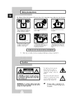 Preview for 2 page of Samsung CS-21K10ML Owner'S Instructions Manual