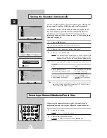 Preview for 14 page of Samsung CS-21K10ML Owner'S Instructions Manual