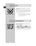 Preview for 26 page of Samsung CS-21K10ML Owner'S Instructions Manual