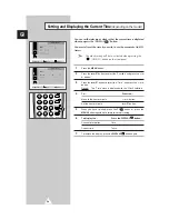 Preview for 28 page of Samsung CS-21K10ML Owner'S Instructions Manual