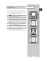 Preview for 31 page of Samsung CS-21K10ML Owner'S Instructions Manual