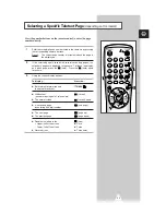 Preview for 33 page of Samsung CS-21K10ML Owner'S Instructions Manual