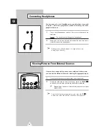 Preview for 36 page of Samsung CS-21K10MQ Owner'S Instructions Manual