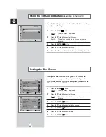 Preview for 24 page of Samsung CS-21M21MA Owner'S Instructions Manual