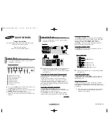 Samsung CS-21M21MH Owner'S Instructions Manual preview