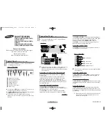 Samsung CS-21T20MA Owner'S Instructions Manual preview