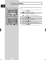 Preview for 27 page of Samsung CS-25M20MA Owner'S Instructions Manual