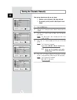 Предварительный просмотр 14 страницы Samsung CS-25M6W Owner'S Instructions Manual