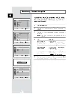 Предварительный просмотр 18 страницы Samsung CS-25M6W Owner'S Instructions Manual