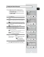 Предварительный просмотр 19 страницы Samsung CS-25M6W Owner'S Instructions Manual