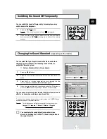 Предварительный просмотр 23 страницы Samsung CS-25M6W Owner'S Instructions Manual