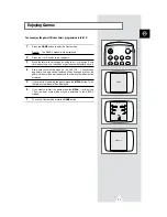 Предварительный просмотр 31 страницы Samsung CS-25M6W Owner'S Instructions Manual