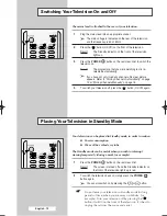 Preview for 10 page of Samsung CS-29200HE/HAC Owner'S Instructions Manual