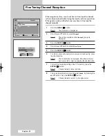 Preview for 20 page of Samsung CS-29200HE/HAC Owner'S Instructions Manual