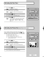 Preview for 23 page of Samsung CS-29200HE/HAC Owner'S Instructions Manual