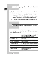 Preview for 38 page of Samsung CS-29D8NT Owner'S Instructions Manual