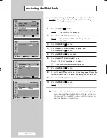 Preview for 34 page of Samsung CS-29M21FH Owner'S Instructions Manual