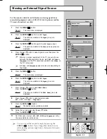 Preview for 35 page of Samsung CS-29M21FH Owner'S Instructions Manual