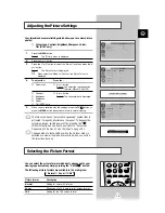 Предварительный просмотр 19 страницы Samsung CS-29Q1PW Owner'S Instructions Manual