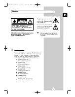 Preview for 3 page of Samsung CS-34A10HV Owner'S Instructions Manual