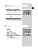 Preview for 23 page of Samsung CS-34Z6HE Owner'S Instructions Manual