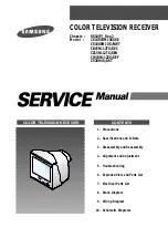 Samsung CS14V10MJ0XXSE Service Manual preview