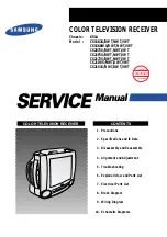 Предварительный просмотр 1 страницы Samsung CS15K2X/BWT Service Manual