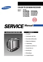 Предварительный просмотр 1 страницы Samsung CS15K8SX/XHK Service Manual