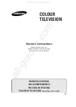 Samsung CS20Q1 Owner'S Instructions Manual preview