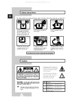 Preview for 2 page of Samsung CS20Q1 Owner'S Instructions Manual