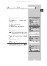 Preview for 15 page of Samsung CS20Q1 Owner'S Instructions Manual