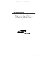 Preview for 40 page of Samsung CS20Q1 Owner'S Instructions Manual