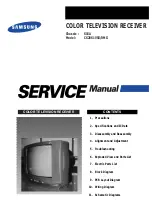 Preview for 1 page of Samsung CS20S1V5X/UMG Service Manual