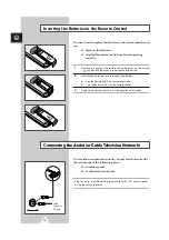 Предварительный просмотр 10 страницы Samsung CS21A0 Owner'S Instructions Manual