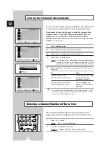 Предварительный просмотр 14 страницы Samsung CS21A0 Owner'S Instructions Manual