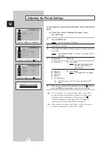 Предварительный просмотр 20 страницы Samsung CS21A0 Owner'S Instructions Manual