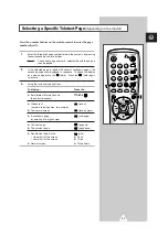 Предварительный просмотр 33 страницы Samsung CS21A0 Owner'S Instructions Manual