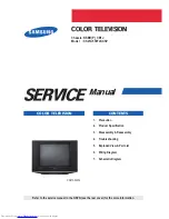 Samsung CS21A530FL Service Manual предпросмотр