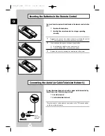 Предварительный просмотр 8 страницы Samsung CS21B2 Owner'S Instructions Manual