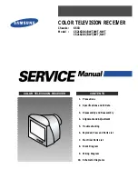 Preview for 1 page of Samsung CS21K2DX/BWT Service Manual