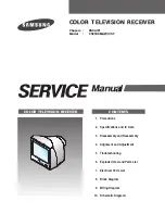 Samsung CS21K9MAZX/XST Service Manual preview