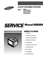 Preview for 2 page of Samsung CS21M16MNZXXST Service Manual