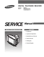 Предварительный просмотр 1 страницы Samsung CS21S8ML6X/XSE Service Manual