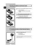 Предварительный просмотр 8 страницы Samsung CS21T3 Owner'S Instructions Manual