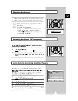 Предварительный просмотр 27 страницы Samsung CS21T3 Owner'S Instructions Manual