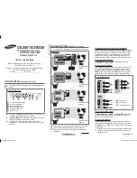 Preview for 1 page of Samsung CS21Z30 Owner'S Instructions Manual