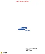 Предварительный просмотр 2 страницы Samsung CS2551SX Service Manual