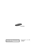 Preview for 2 page of Samsung CS25M20MAVXXTL Service Manual