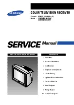 Предварительный просмотр 1 страницы Samsung CS25M6HN8X/BWT Service Manual