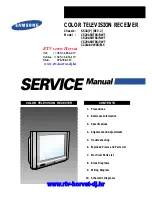 Предварительный просмотр 1 страницы Samsung CS29A5HT8X/BWT Service Manual